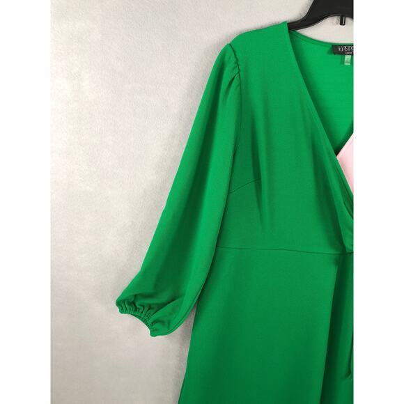 Kasper Faux Wrap Dress Women's Size XXL NEW - Picture 2 of 7